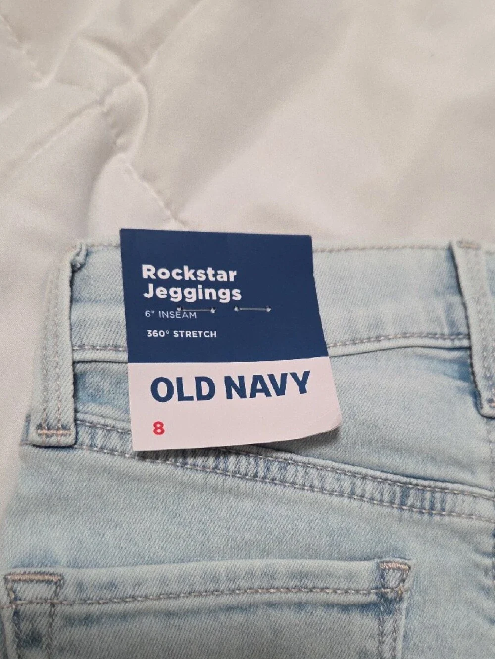 Old Navy Light Blue Denim Bermuda Shorts